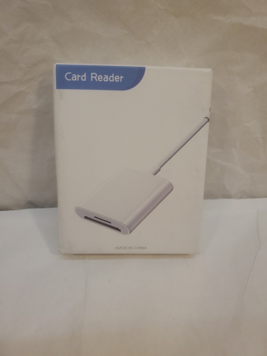 Sd Card Reader for iPhone iPad Camera,Dual Card Slot Memory Card Reader Supports-image