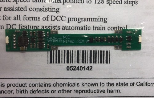 New NCE 142 N12A2 Decoder Atlas N Scale Classic GP7 GP9 GP30 GP35 N14A2 - Picture 2 of 2