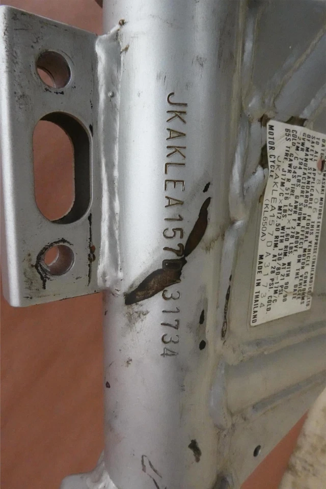 Chasis de cuadro principal Kawasaki KLR650 KL 650 KL650 1997-2007 Foto 2 de 4