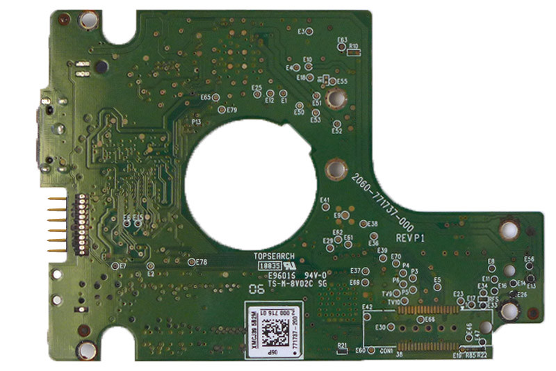 Western Digital WD10TMVM-11ZSMS4 2060-771761-001 REV A (2870) PCB for