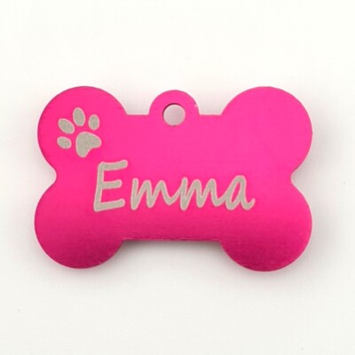 HUNDEMARKE Knochen mit Gravur - beidseitig -  NEU - BESTER PREIS
