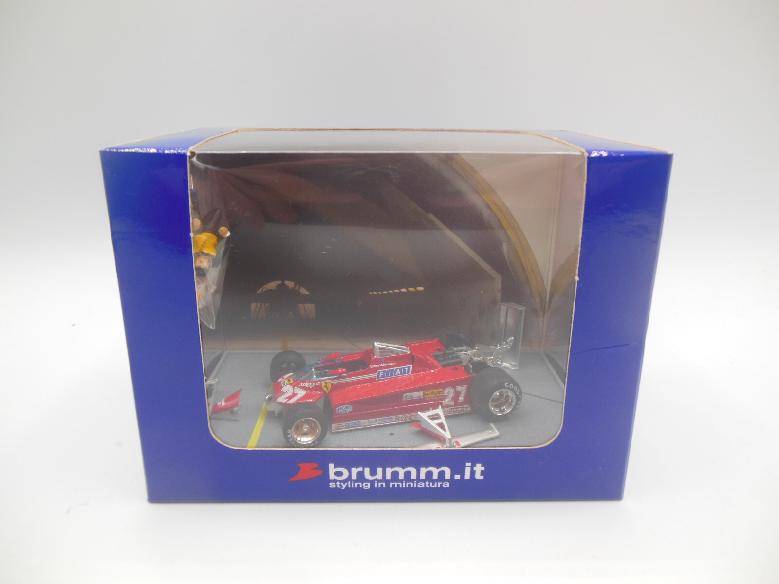 Brumm AS46 Ferrari 126CK Turbo 1981 Istrana Airport Gille Villeneuve Scale 1:43