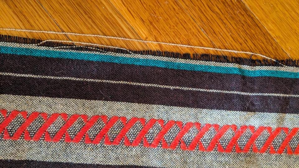 Tela de mezcla de algodón estilo mexicano 60" X 82" Foto 2 de 4