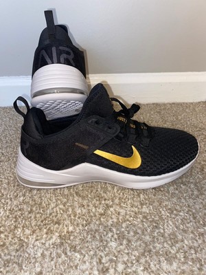 nike air max bella tr 2 black and gold