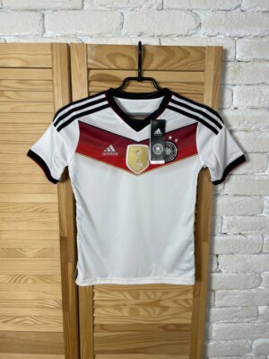 GERMANY TEAM JERSEY HOME FOOTBALL SHIRT 2014 - 2015 ADIDAS YOUNG sz S 9-10YRS