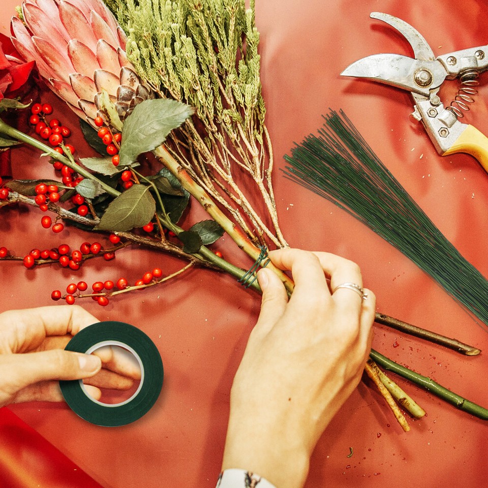 150 Pcs Floral Stems Floral Wire Artificial Flower Stems Faux Flower Stems For eBay