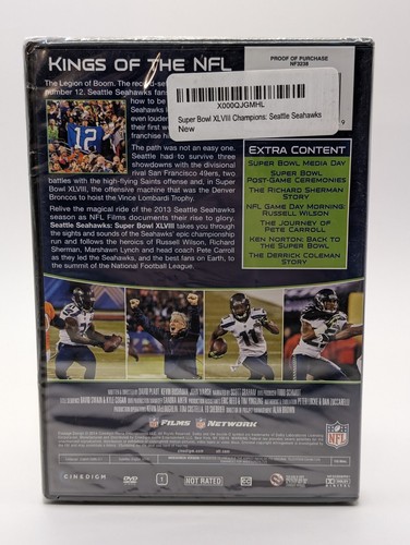 NFL Seattle Seahawks Super Bowl XLVIII Champions DVD - Picture 2 of 2