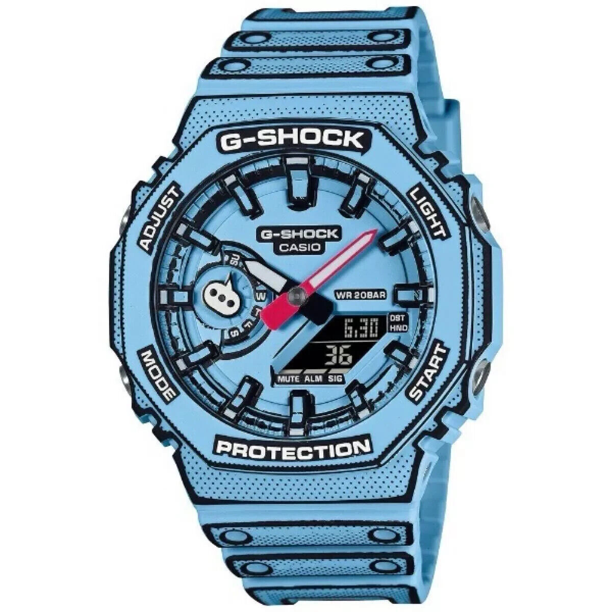 Casio G-SHOCK MANGA THEME GA-2100MNG-7AJR GA-2100MNG-2AJR White  