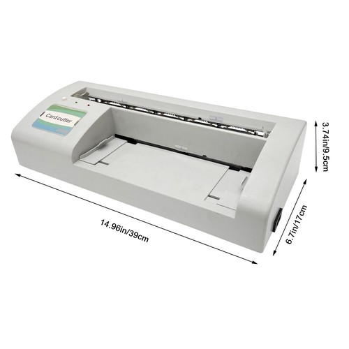 110V Business Card Slitter Cutter 3.5"x 2" Letter Size Paper with Template New! - Picture 2 of 13