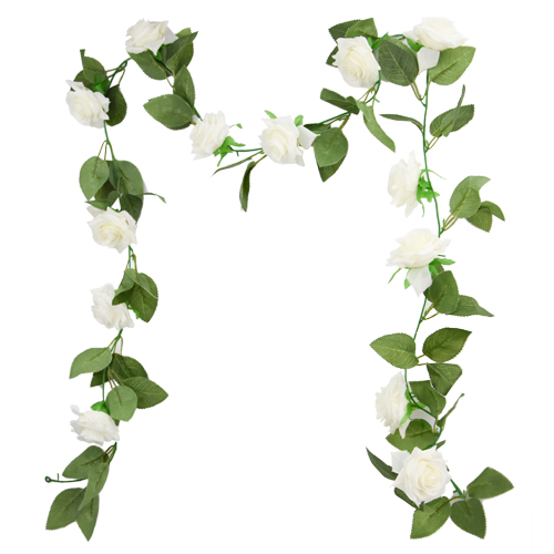 Artificial Rose Flower Garland - 6ft Long - Picture 8 of 8