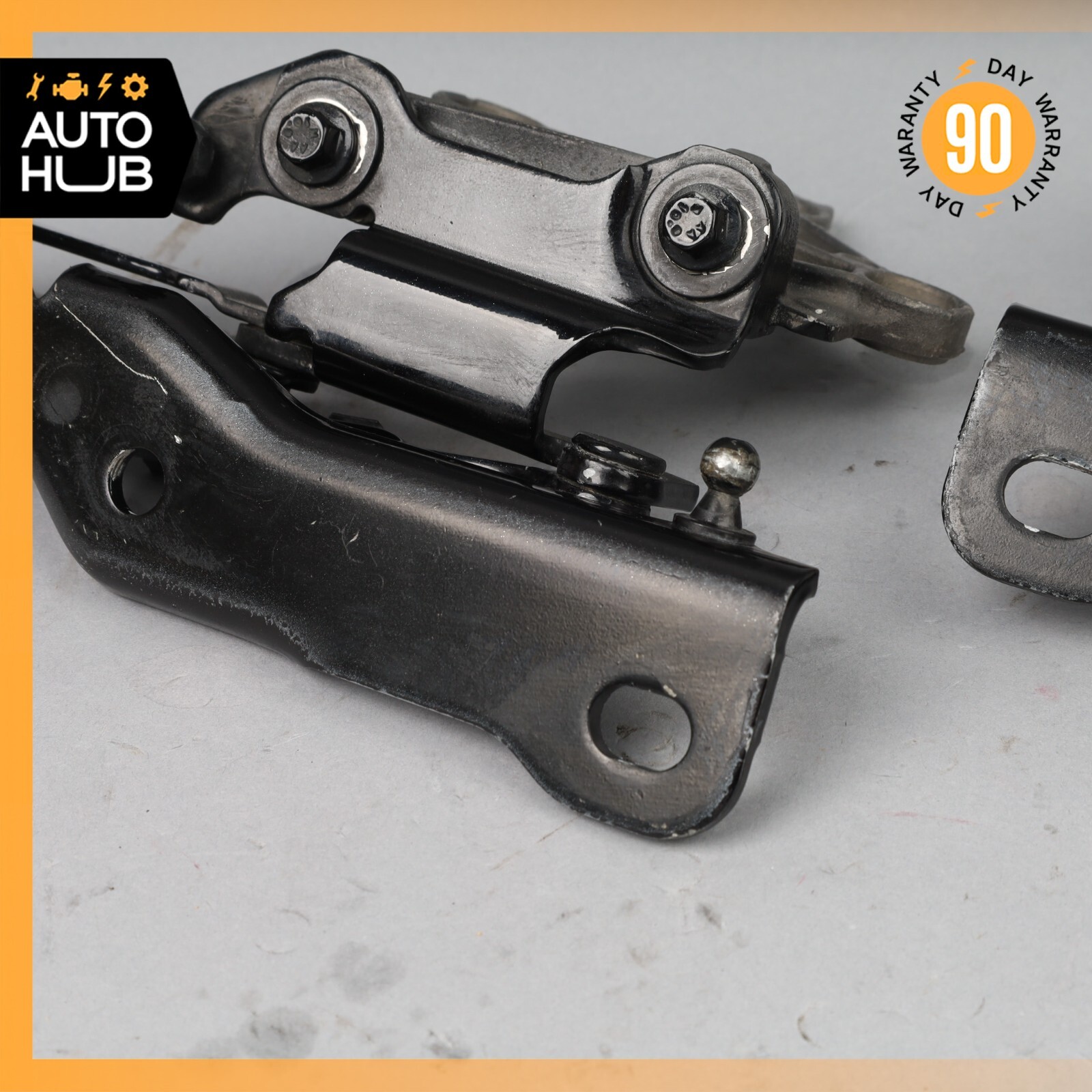 13-16 Aston Martin DB9 Hood Hinge Bracket Left & Right Set DG4316A681AA OEM 35k