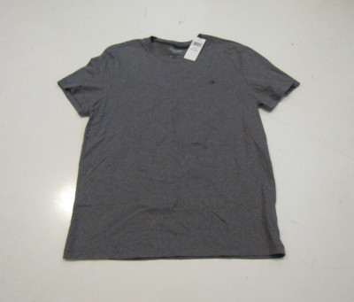 NWT Mens CALVIN KLEIN Medium Gray Heather Liquid Touch S/S Tee Shirt Size Medium
