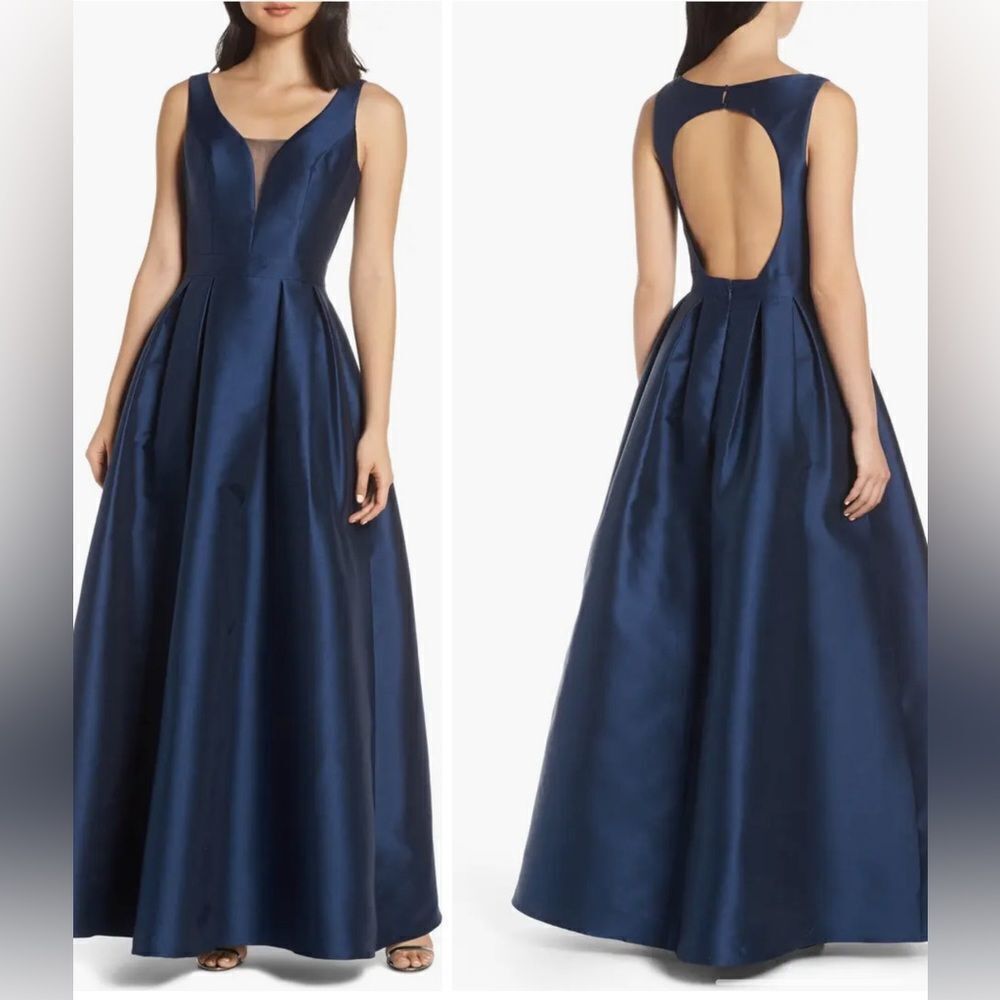 sachin and babi light blue dress Chi Chi London Plunge Sequin Wrap Midi Dress in Black main image 0