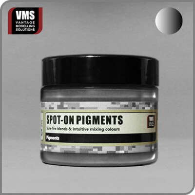 VMS #P-25 Spot-On Pigment - No. 25 Black Steel Metallic