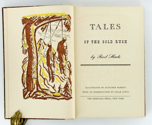 Bret HARTE / TALES OF THE GOLD RUSH 1944 1st Thus - Picture 3 of 6