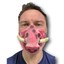 thumbnail 75 - Half Face Comedy Funny People Face Mask Stag Hen Latex Party Masks Masquerade