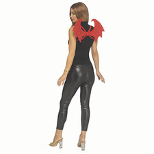 Red Rhinestone Bling Diva Wings Costume Accessory - Playboy