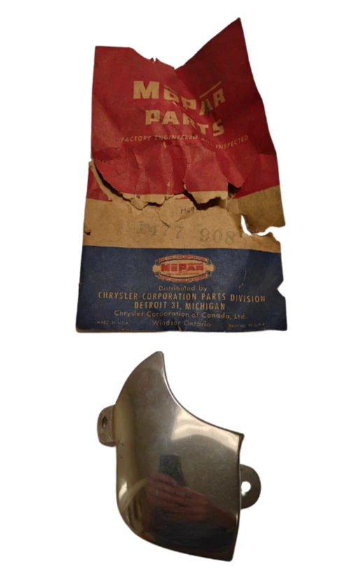 Guardabarros trasero derecho Plymouth 1953 escudo de piedra extensión cromada 1477908 nuevo en stock Foto 2 de 4