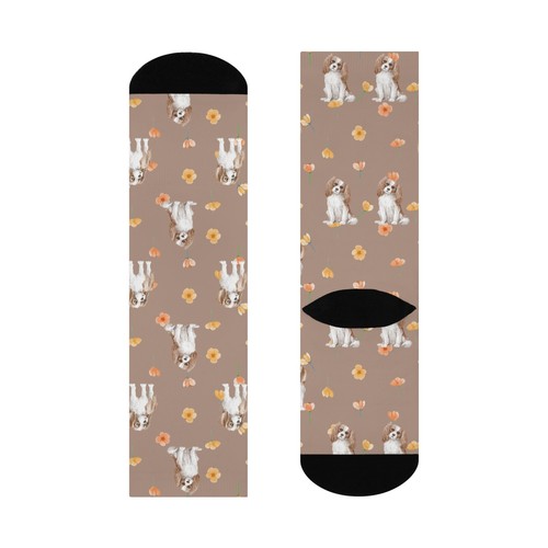 Cavalier King Charles Spaniel Crew Socken! Unisex mittlere Wade Crew dehnbar süß - Bild 6 von 7