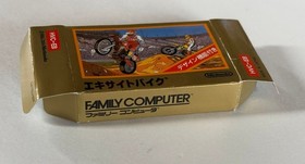 GBA Famicom Mini 04 Excite Bike W/box Instruction Tested Japan Retro game