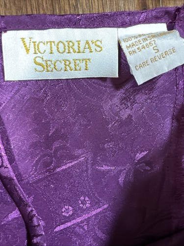 Victorias Secret Gold Label Plum Purple Slip Nightie Mini Sabrina Carpenter SML - Picture 4 of 7
