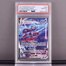 Pokemon Inteleon VMAX 266/264 PSA 10 Secret Rare Rainbow Fusion Strike 2021 on eBay