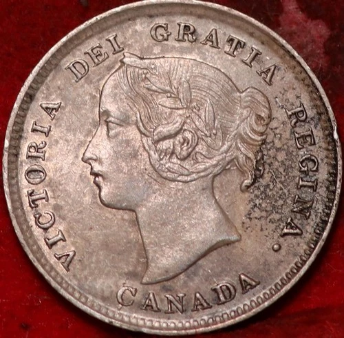 1893 Canada 5 Cents Silver — photo from the most recent tracked eBay sale