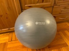 GAIAM Fitness Ball Yoga Pilates Ball Fertility Ball with Air Pump Home 
