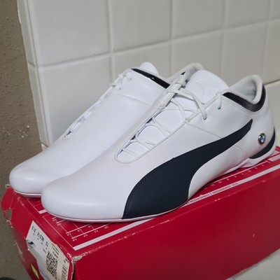 PUMA BMW Motorsport Future Cat White Black Mens Size 14 305987-03