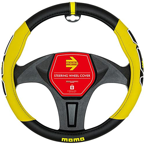 momomomo☆ momo FUN MOMO Steering Wheel Cover ITALY Milan Yellow S