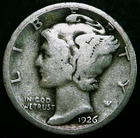 1926-S Mercury Dime - 90% Silver - Free Shipping!