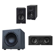 Elac Debut 3.0 Db63 Black Bookshelf Speakers ...