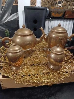 théière et cafetière laiton - Photo 1/4