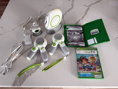 Leap Frog LeapTV Video Gaming Console w/ 2 Controllers and Games