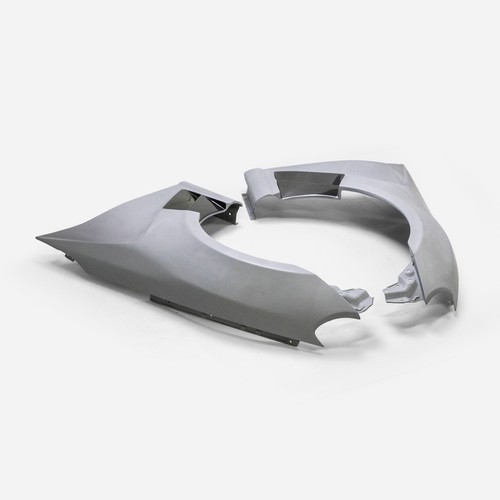 For BRZ FT86 GT86 FRS EPA Type FRP Front Wider Fender With Carbon Vents ...