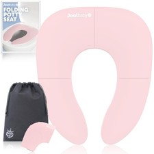 Pink Jool Baby Folding Travel Potty Training Seat for Toddlers with Travel Bag