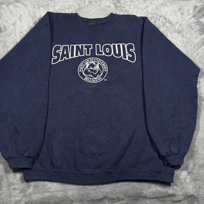 Vintage Campus Outpost Saint Louis University Billikens Sweatshirt Men M Graphic