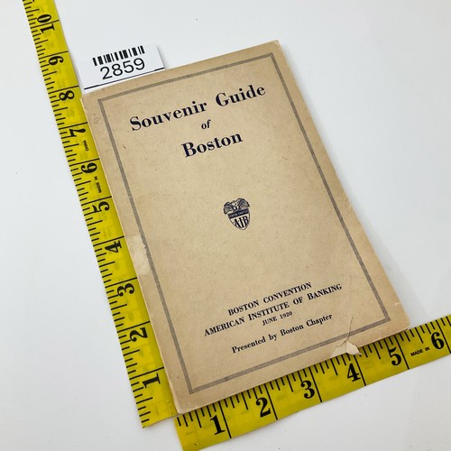 Souvenir Guide of Boston Convention of Banking Softcover Book 1920 - Picture 14 of 19