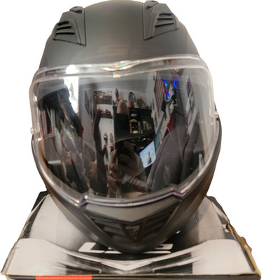 LS2 Helmet Mens M Valiant II Modular Flip Up Matte Black Sena 50S Bluetooth