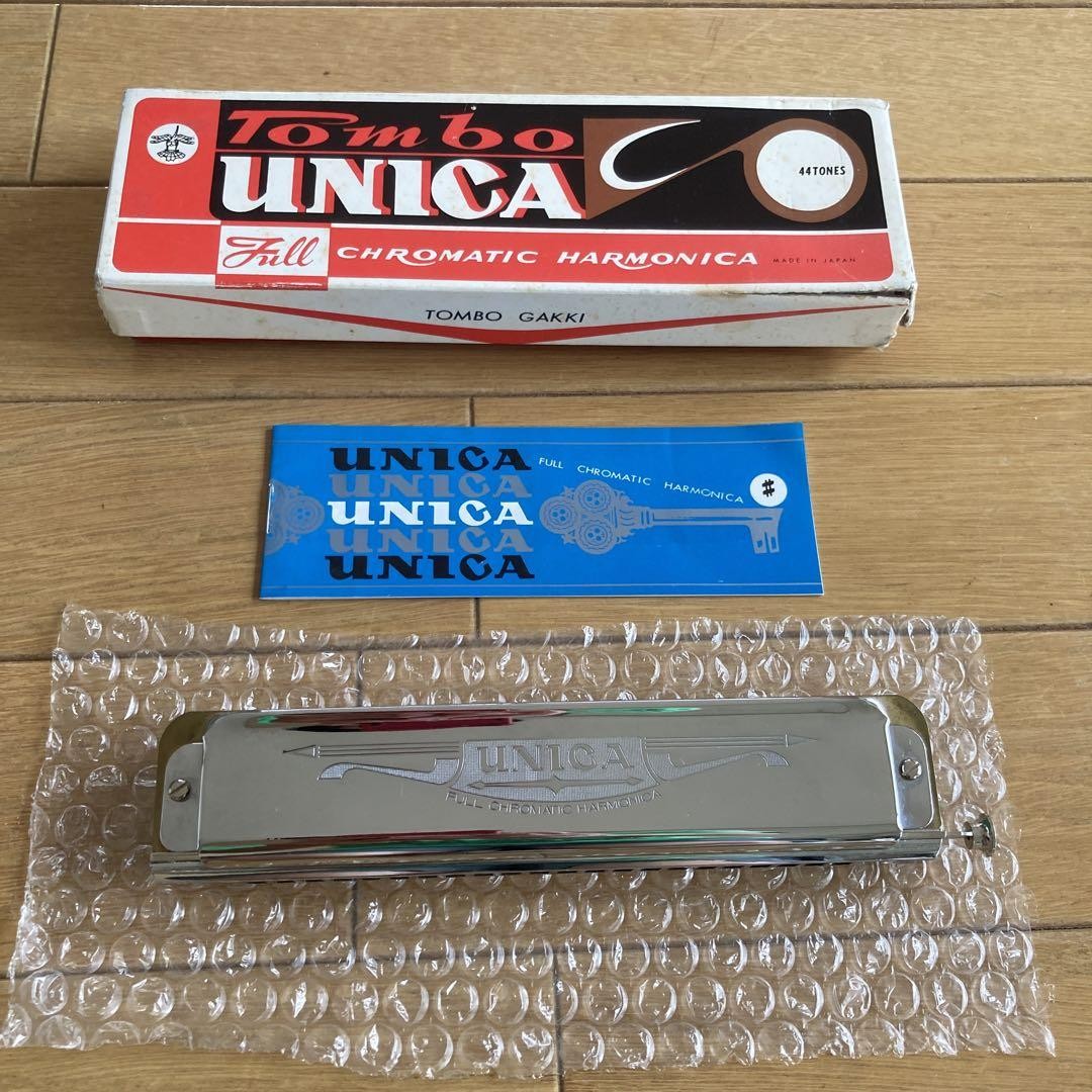 TOMBO UNICA FULL CHROMATIC HARMONICA 日本製 Tombo Unica Full Chromatic Harmonica Made in Japan Unused