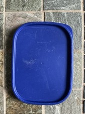 Tupperware 1793 Deckel Kompaktus Eidgenosse Vorratsbehälter 850 ml /1,9 L Blau