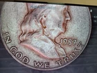1957 D Franklin Half Dollar