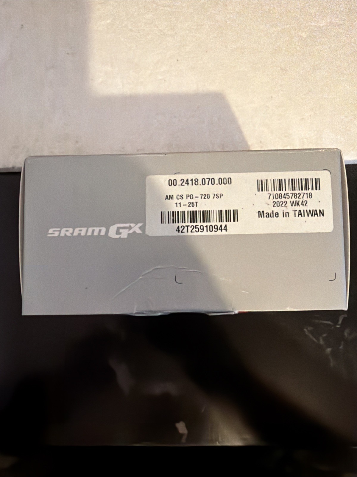 SRAM GX PG-720 DH Cassette 7-Speed 11-25t Splined Driver Body Compatible [caw]
