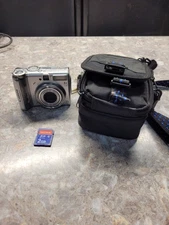 Canon PowerShot A570 IS Digital Camera 4X Zoom 7.1MP W/ SD Tested/Working!