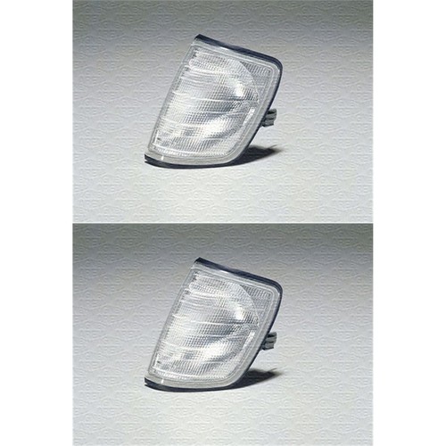 2x MAGNETI MARELLI JEU DE CLIGNOTANTS BLANC AVANT COMPATIBLE AVEC MERCEDES-BENZ CLASSE E - Photo 2/4