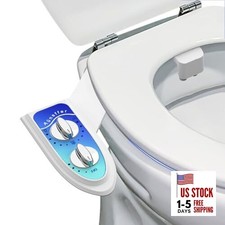 Bidet Attachment for Toilet, Non-Electric Fresh Cold Water, Toilet Bidet Blue