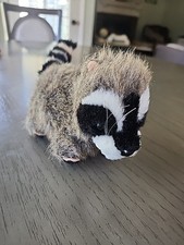 Baby Raccoon Plush realistic Smithsonians Backyard Soundprints Stuffed Animal