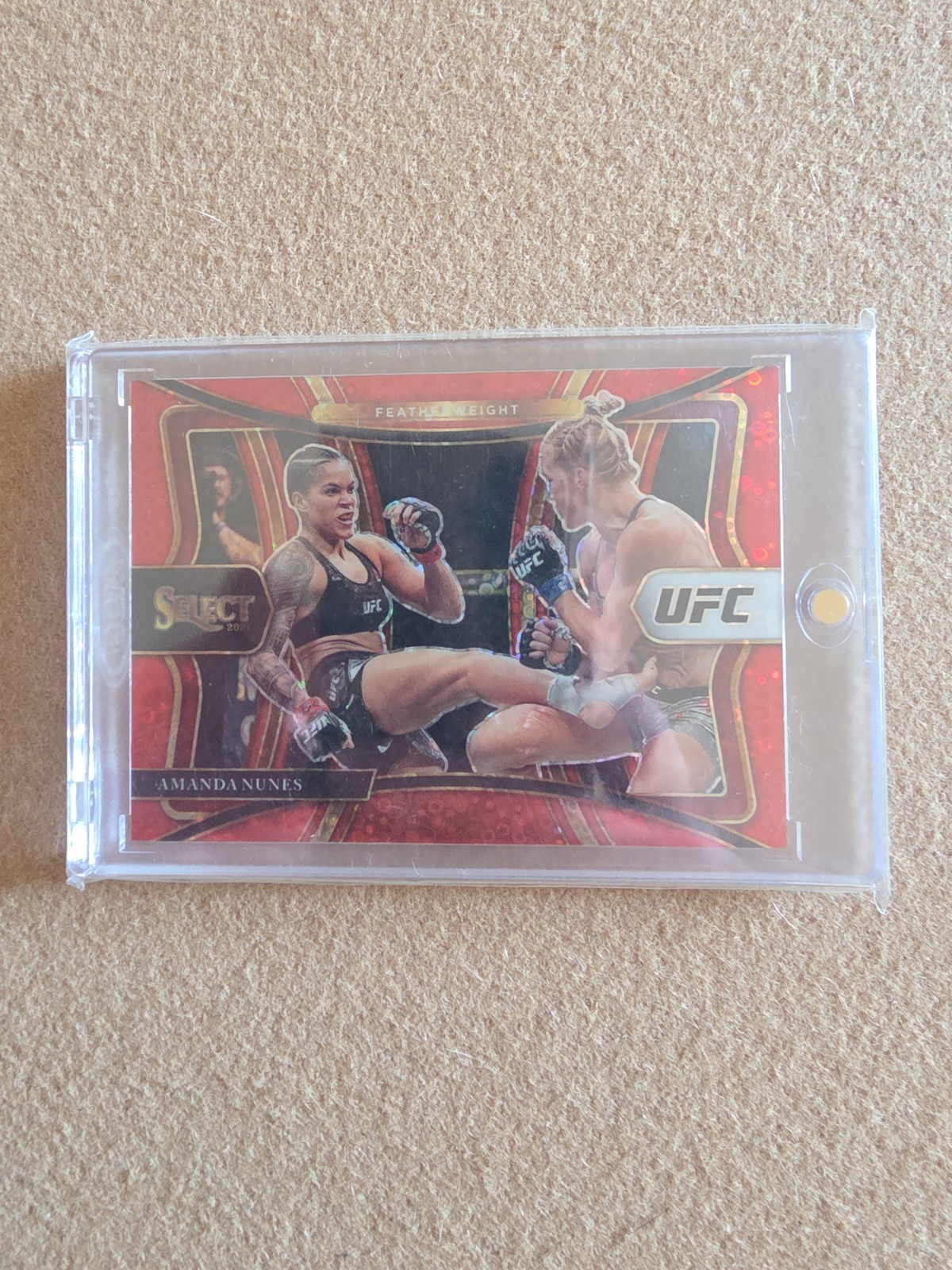Amanda Nunes • 2021 Panini Select UFC Premier Red Disco Prizm /199 #152 🇧🇷🐐🥊