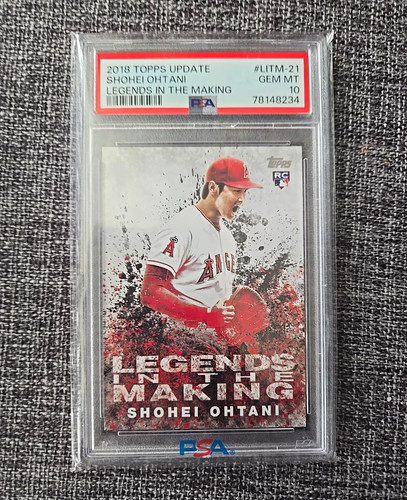 2018 Topps Update Shohei Ohtani RC #LITM-21 Legend In The Making PSA 10 GEM MINT