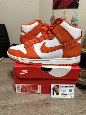 Size 9 - Nike Dunk SP 2021 High Syracuse White Orange
